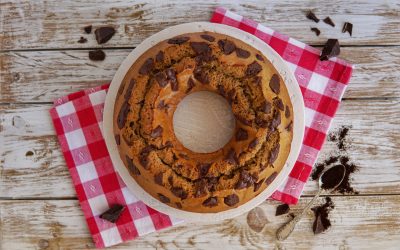 Ciambella al caffè e cioccolato fondente